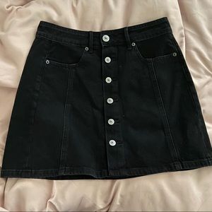 NWT American Eagle black denim skirt